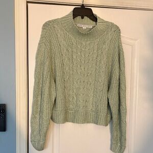 HYFVE Sage Cable Knit Turtleneck Sweater